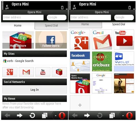Opera mini and opera mini next have been very popular with nokia symbian, google android and even microsoft windows mobile smart phone and devices. Opera Mini 7 released for BlackBerry, Symbian and Java phones