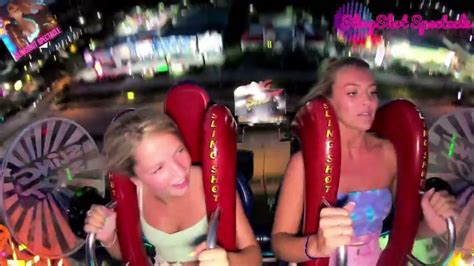 Slingshot Ride Girl Fail Compilation Funny And Shocking Moments Part