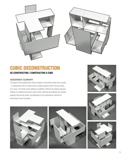 Studio A 1 Cubic Deconstruction Thom Boessel Archinect Conceptual