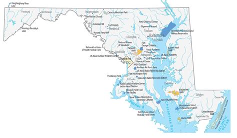 Map Of Maryland Cities And Roads Gis Geography