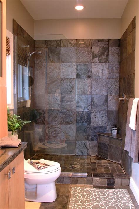 Luxury Style And Small Bathroom Designs With Walk In Shower Regarding