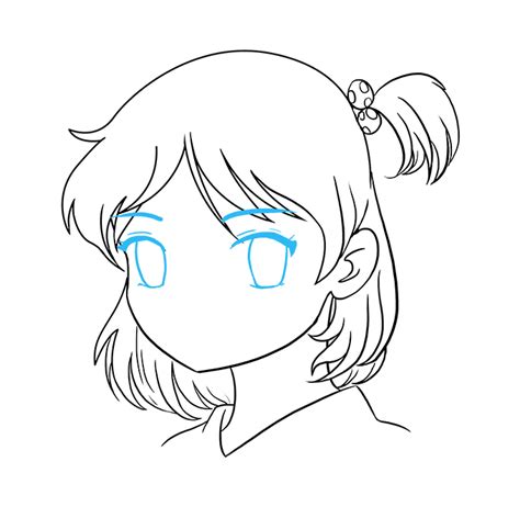 Anime Girl Drawing Easy Eyes Jameslemingthon Blog