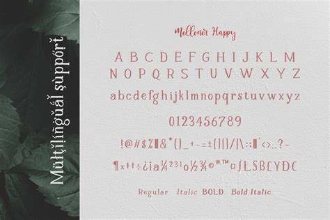 Melloner Fonts Minimalist Poster Design Beautiful Script Fonts