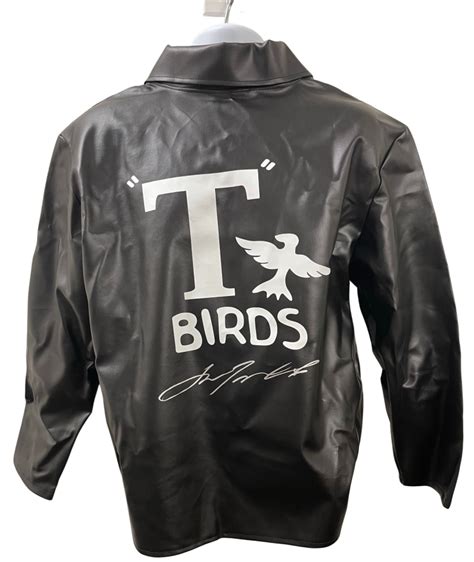 John Travolta Signed Grease T Birds Jacket Authentic Autograph Beckett