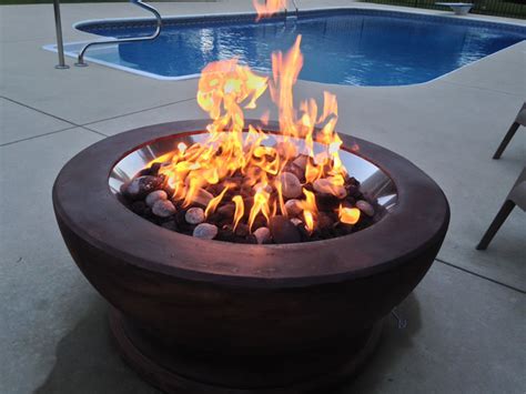 It's worth noting that our basin rings have an oversized diameter. Large 48 Inch Gas Fire Pit Ring Kit | Fine's Gas