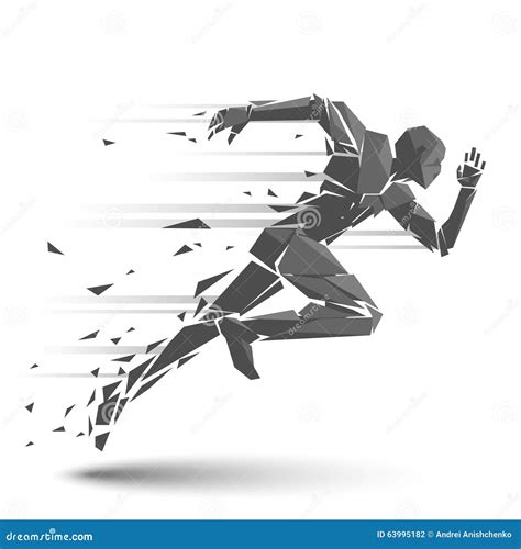 Running Man Vector Silhouette Royalty Free Svg Cliparts Vectors And