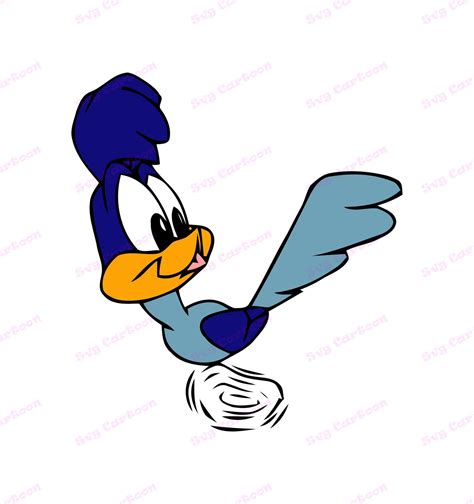 Baby Looney Tunes Baby Road Runner Svg 1 Svg Dxf Cricut Etsy