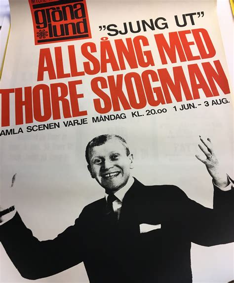 Thore Skogman Underhållning Gröna Lunds Historia