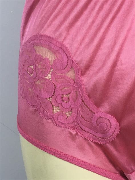 vintage panties 70s vanity fair pink nylon panties pink etsy canada