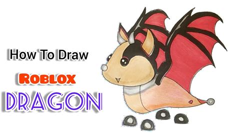 The higher a pet's rarity is, the more tasks you have to complete in order for them to level up to the next growth stage. How To Draw A Dragon / BatDragon | Roblox Adopt Me Pet ...