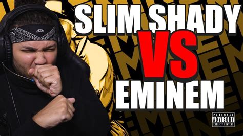 Slim Shady Vs Eminem Rap Battle Reaction Iamsickflowz Youtube