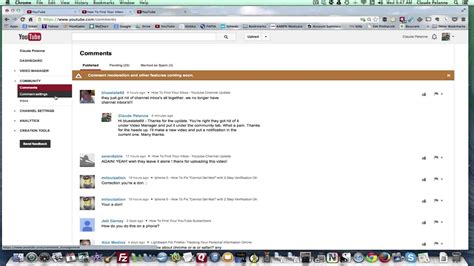 How To Find Your Youtube Inbox The Community Tab Youtube