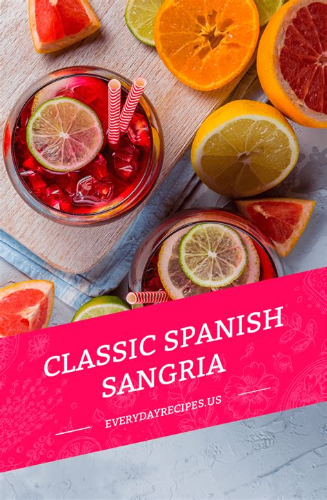 This red wine sangria recipe is so good, you might want to make a double batch. Classic Spanish Sangria | Sangria recipes, Recipes, Sangria