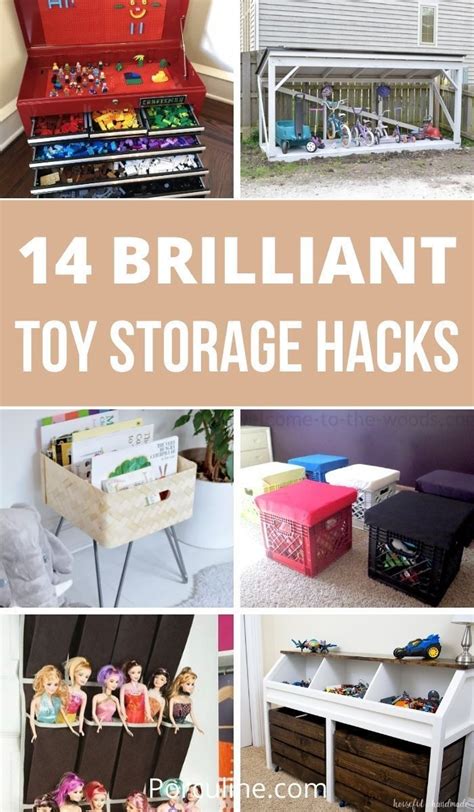 14 Brilliant And Cheap Diy Toy Storage Ideas Porculine Storage Kids