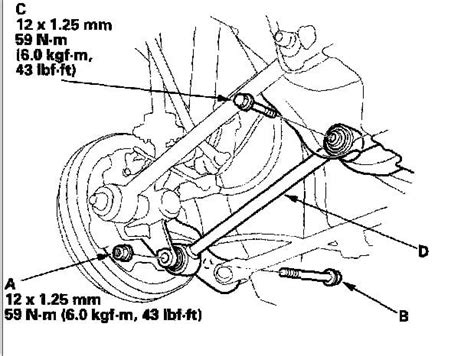 Rear Suspension Torque Spec For All 6 Components Trailing Arm Etc