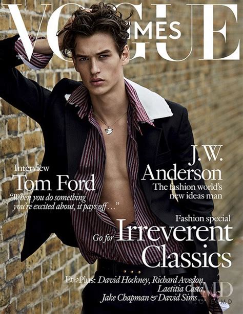 Cover Of Vogue Hommes International With Jegor Venned September