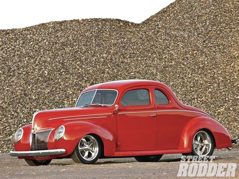 1939 Ford Deluxe Coupe Hotrod Streetrod Hot Rod Street Usa