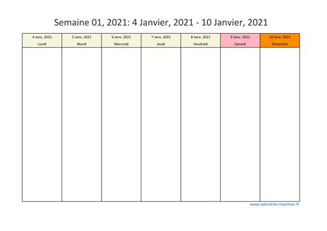 Calendrier Par Semaine 2021 2022 Calendrier