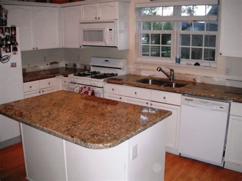 New venetian gold granite with white cabinets. 8-20-12 New Venetian Gold Granite with White Cabinets ...