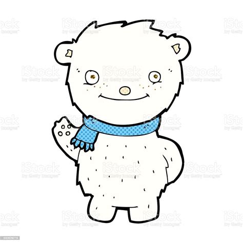 Comic Cartoon Cute Polar Bear Stock Illustration Download Image Now