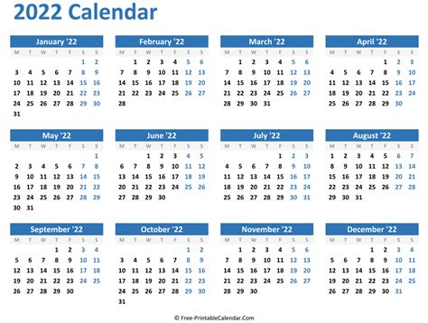 Free 2022 Daily Planner Template Graphics Calendar Template 2022