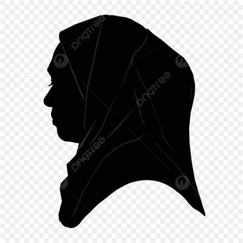 Woman Silhouette Png Transparent Woman With Hijab Silhouette