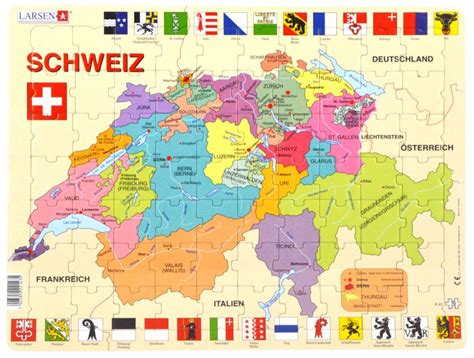 Rozlohou největší švýcarský kanton graubünden leží v hornaté jihovýchodní části země a hraničí s itálií a rakouskem. švýcarsko Mapa Kantonů | Mapa