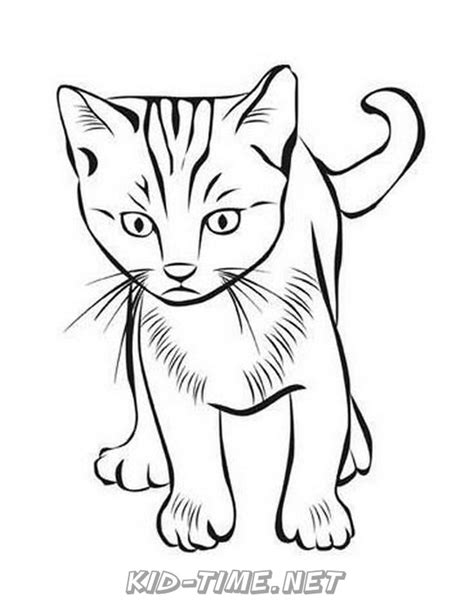 kittens cat coloring book page sheet  kids time fun places  visit   coloring book