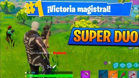 Nos vemos en mis vídeos, no olviden darle al botón suscribirse para. EL SUPER DUO!! Fortnite: Battle Royale (PS4) Willyrex y ...