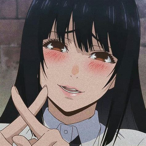 Discord cute anime brown hair anime pfp from i.pinimg.com. Yumeko Jabami - Kakegurui | Cartoon icons, Cute drawings ...
