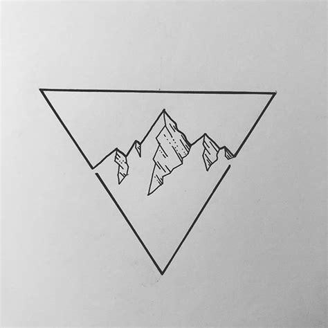 Find the perfect kid drawing car stock illustrations from getty images. Idea of a mountain range inside a triangle with a line ...