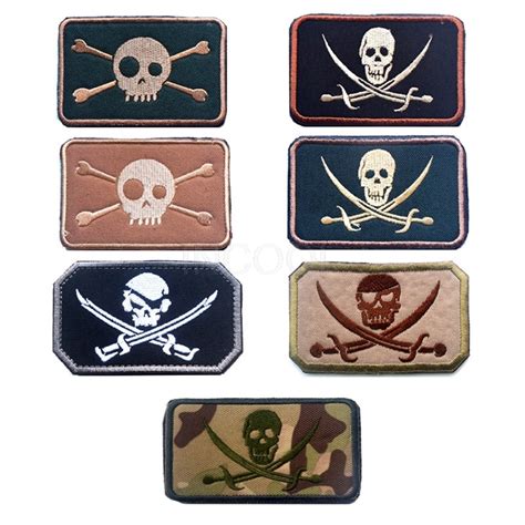 Buy 30 Pcs Seals Pirate Skull Embroidery Patch