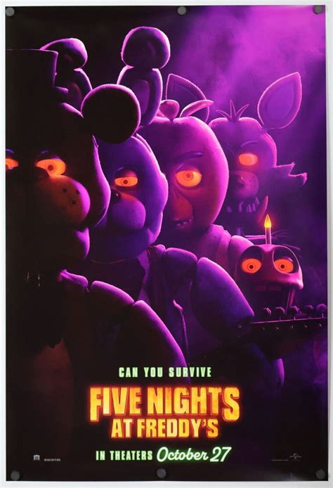 Five Nights At Freddys Original Ds Movie Poster 27x40 Ds 2023
