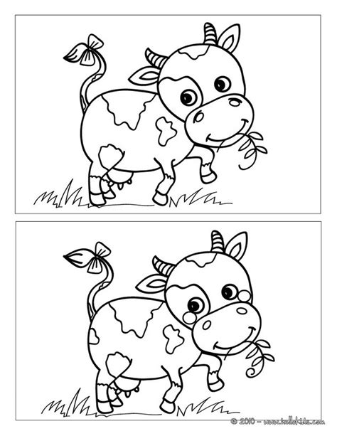 13 Animal Spot The Difference Worksheets
