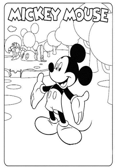 Mickey and his friends loves to play and everyday at the clubhouse comes a new just click on the images to view the large image file one by one to download and print! Mickey Mouse Coloring Pages | Mickey coloring pages ...