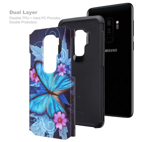 Samsung Galaxy S9 Case W Hd Screen Protector Slim Dual Layer Hybrid