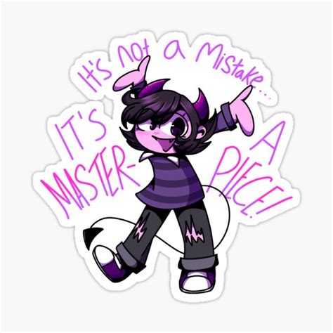 Jellybean Its Not A Mistake Its A Masterpiece Sticker By