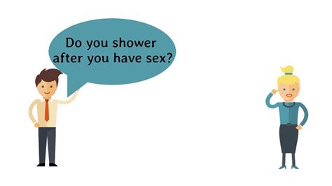 Do You Shower After You Have Sex Youtube
