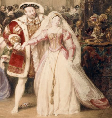 Henry Viii And Anne Boleyn Detail From The Banquet Of Henry Viii In