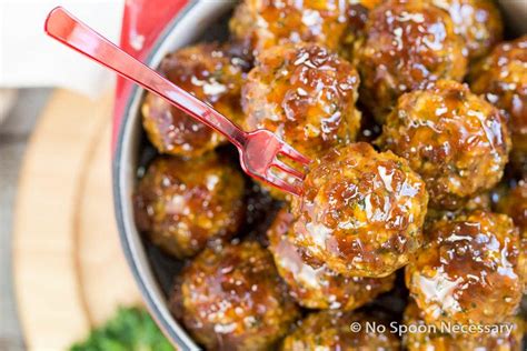 Maybe you would like to learn more about one of these? Jack Daniels Glazed Chicken Meatballs - No Spoon Necessary ...