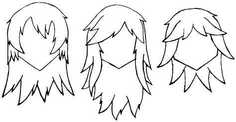Anime Hair Drawing At Getdrawings Free Download