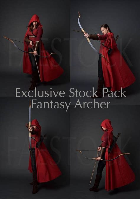 Fantasy Archer Exclusive Stock Pack By Faestock On Deviantart Pose