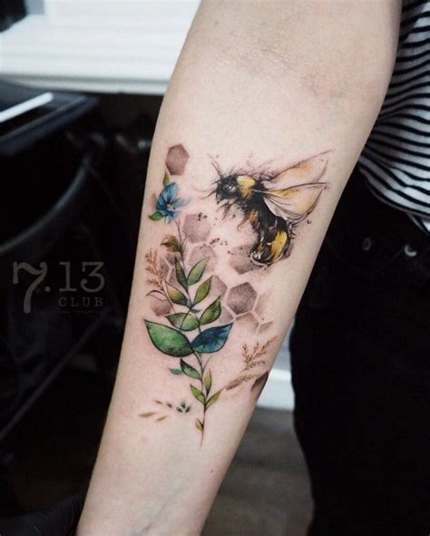 75 Cute Bee Tattoo Ideas Cuded Bee Tattoo Tattoos Body Art Tattoos