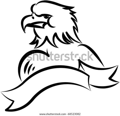 American Eagle Vector Illustration Stock Vector Royalty Free 68523082