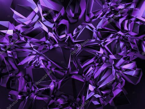 3d Abstract Violet Purple Crystal Background — Stock Photo