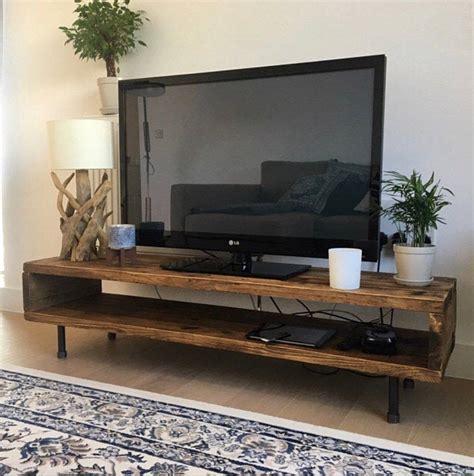 Tv cabinet 90cm solid reclaimed wood entertainment centre furniture $ 208. Reclaimed Wood TV Stand/Cabinet 47cm High with Back Board ...