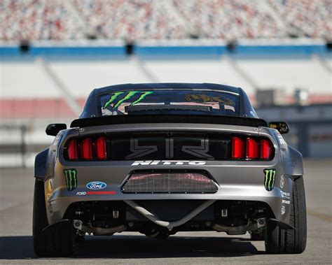 Vaughn Gittin Jr And Ford Unveiled 2016 Ford Mustang Drift Car At 2015