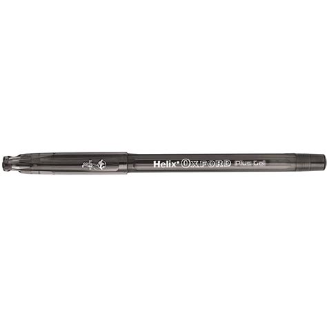 Helix Oxford Gel Pens 4 Pack Black Maqio