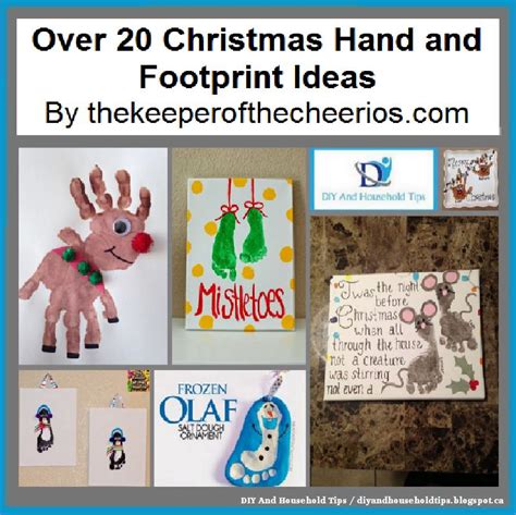 Diy And Household Tips Over 20 Christmas Hand And Footprint Ideas