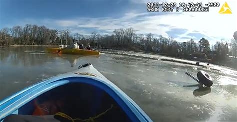 Video Officer And Kayakers Help Rescue Calvert Pilot From Plane Crash